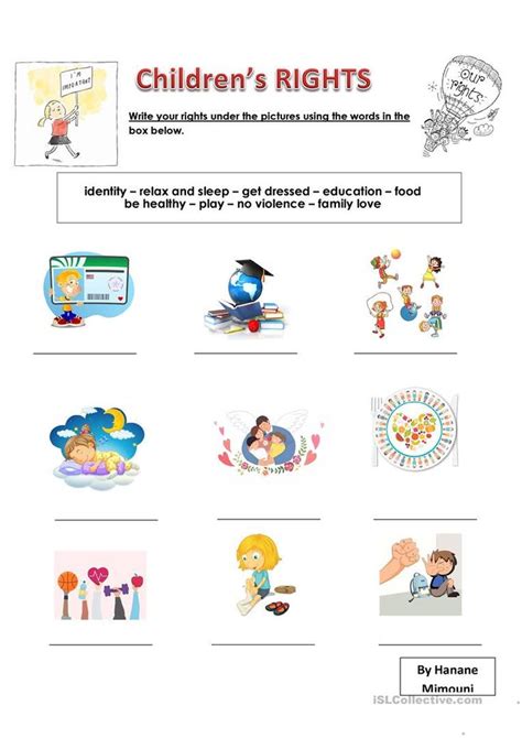 30 I Have Rights Worksheet | Education Template